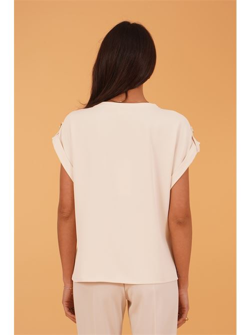 Casacca in crepe GM by Gai Mattiolo | GM3784BURRO